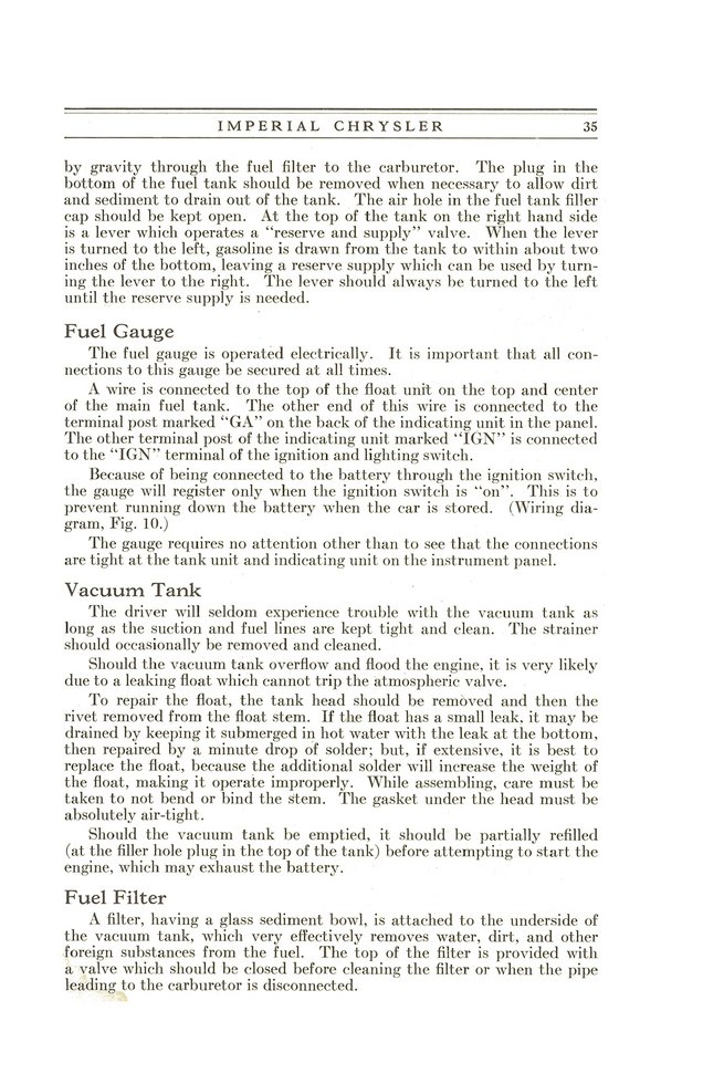 1929 Chrysler Imperial Instruction Book Page 57